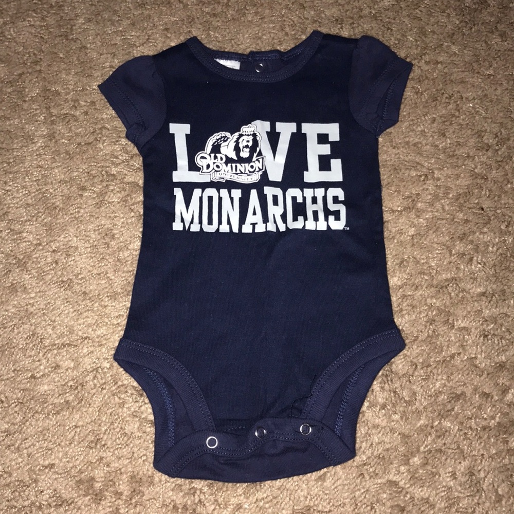 Old Dominion Monarchs ODU Navy Onesie 0/3 Months